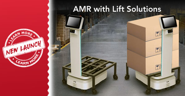 Anewtech Delivery  Robot AMR with Lift Solutions