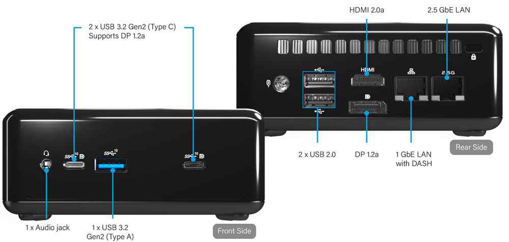 Anewtech Embedded Computer AsRock Industrial Embedded System Embedded Box PC AS-4X4-BOX-4800U