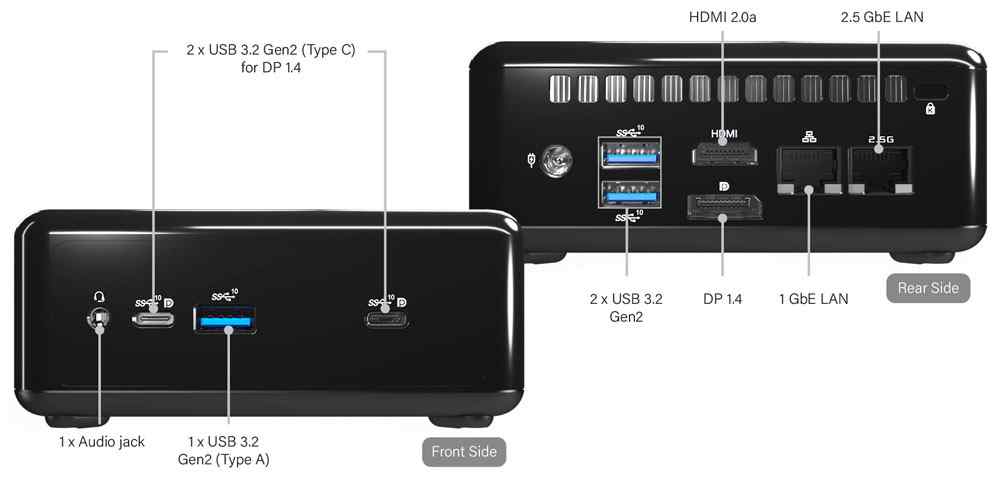 Anewtech AS-NUC-BOX-6305E Embedded Computer AsRock Industrial Embedded System Embedded Box PC