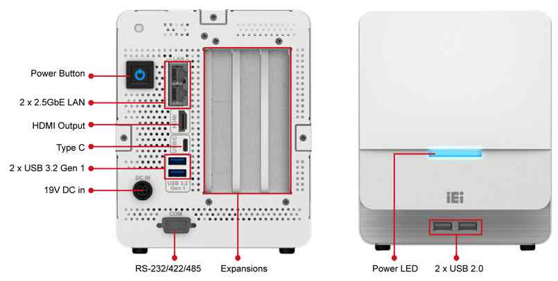 Anewtech I-HTB-210-Q470 Embedded Computer Edge AI Inference PC Embedded System