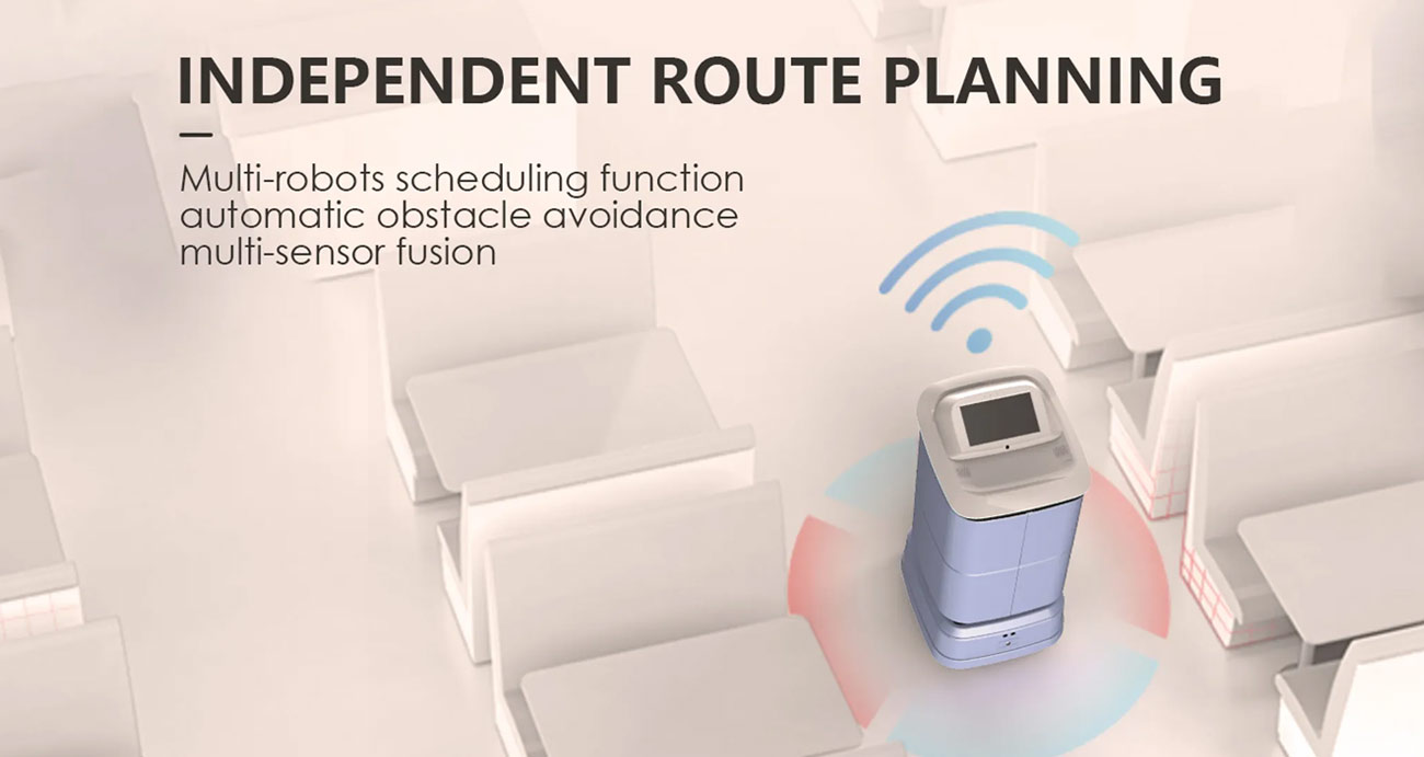 Anewtech-Systems-Hotel-robot-AI-Delivery-Robot-with-4-Closed-Compartments-specification