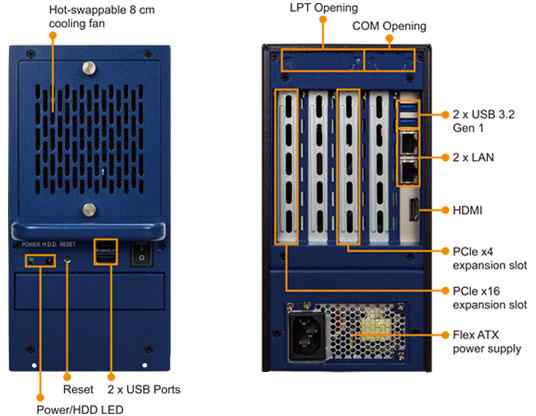 Anewtech-I-PAC-500AI IEI Industrial Computer Industrial Chassis  Industrial PC