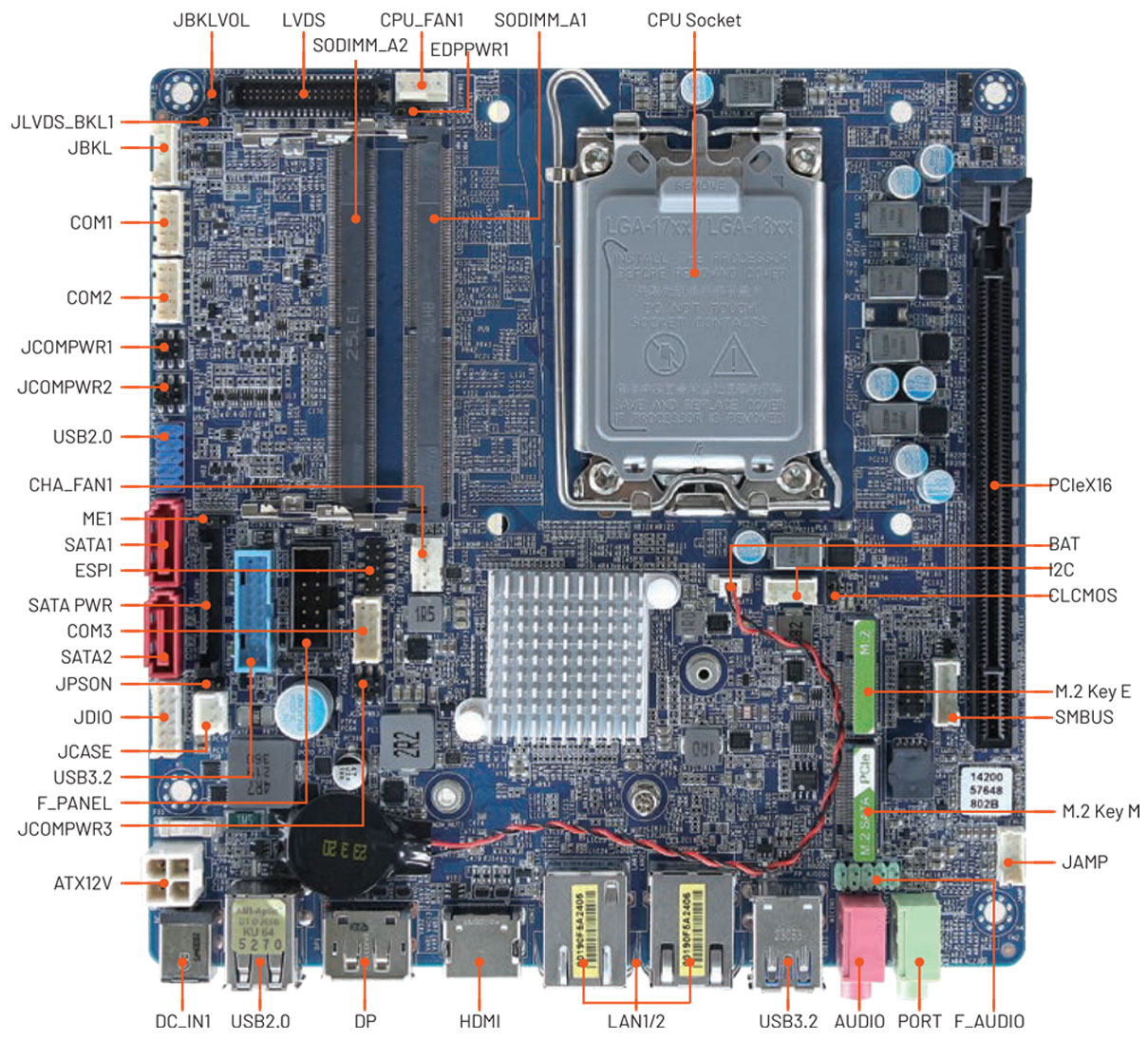 Anewtech-Systems-Industrial-Motherboard-A-MX610HD-Avalue-MiniTX-Motherboard
