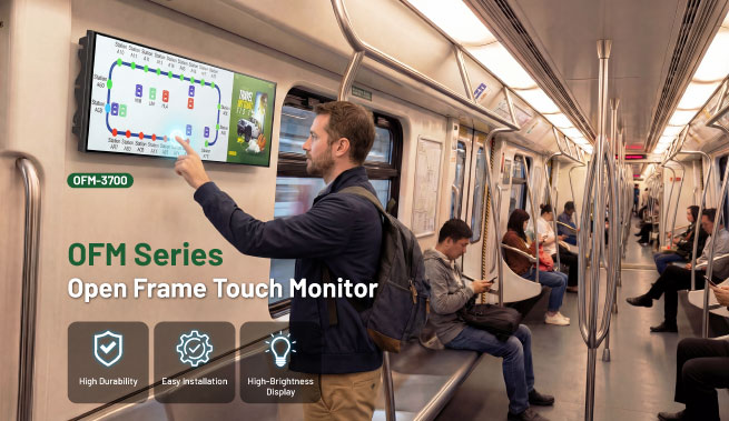 Anewtech-Systems-Industrial-Open-Frame-Display-Touch-Monitor-A-OFM-3700-Train-Avalue