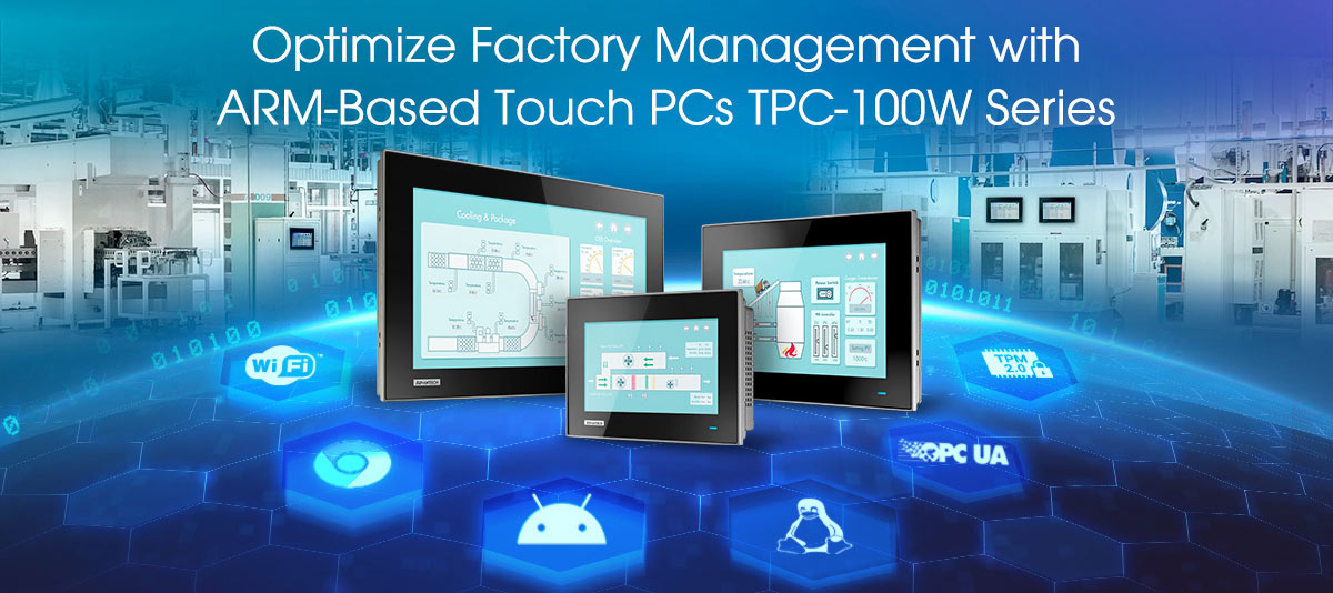 Anewtech ARM-Cortex Industrial Panel PC Advantech HMI AD-TPC-115W Advantech Singapore