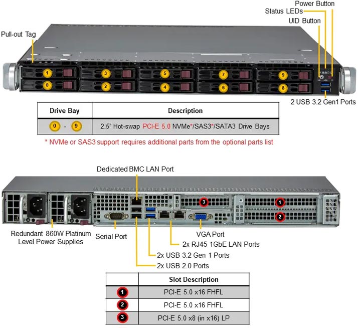 Anewtech-Systems Supermicro Singapore Supermicro Servers Rackmount-Server-Supermicro-SYS-111E-WR-Superserver Supermicro Singapore Supermicro Servers