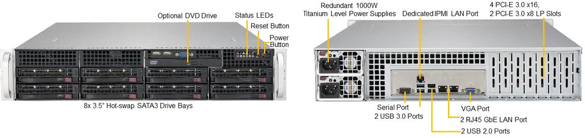 Anewtech Supermicro Singapore SuperServer SYS-6029P-TR Enterprise-Rackmount-Server