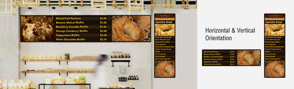 Anewtech stretched bar digital signage