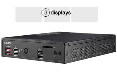 Anewtech Systems Embedded PC AI Inference System Shuttle Digital Signage Player SH-DS20U