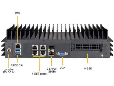 Anewtech Systems Embedded PC Edge Server Supermicro Embedded System SYS-E302-12D-4C