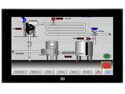 Anewtech Systems Industrial Touch Monitor IEI Industrial Rugged Display Monitor I-DM-FW15A  IEI Industrial Rugged Display