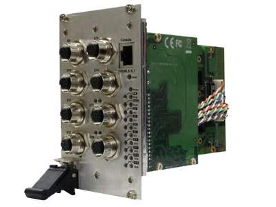 Anewtech Systems 3U CompactPCI EN5015 Industrial Ethernet Switch ORing O-CPGS-9160-M12-C