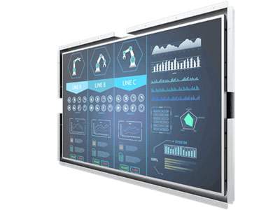 Anewtech Systems Industrial Open Frame Display Winmate Open Frame Monitor Winmate Singapore WM-W43L300-OFA2HB Industrial Display