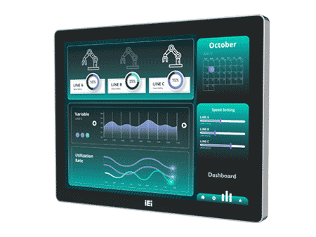 Anewtech Systems Industrial Fanless Panel PC IEI Industrial Touch computer I-AFL4-12-EHL