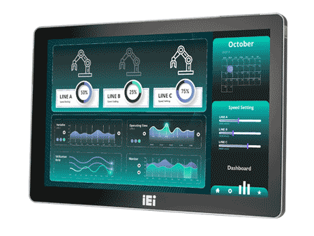 Anewtech Systems Industrial Fanless Panel PC IEI Industrial Touch computer I-AFL4-W10-EHL