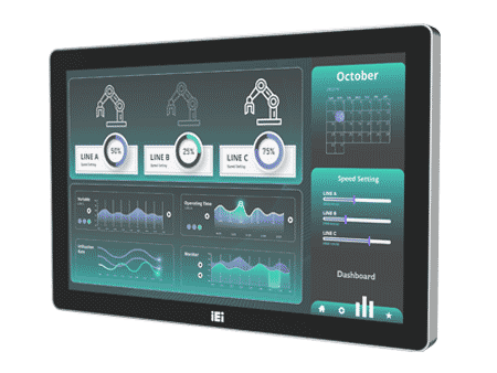 Anewtech Systems Industrial Fanless Panel PC IEI Industrial Touch computer I-AFL4-W12-EHL