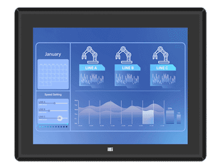 Anewtech Systems Industrial Panel PC IEI Industrial Touch computer I-PPC2-C15-ADL