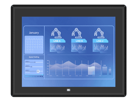 Anewtech Systems Industrial Panel PC IEI Industrial Touch computer I-PPC2-C12-EHL