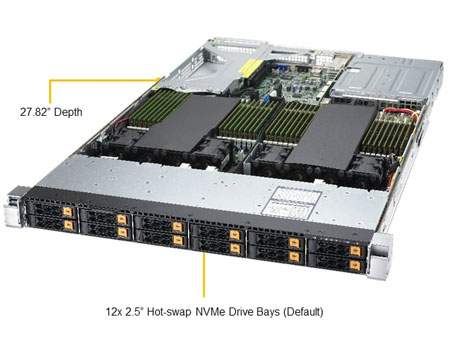 Anewtech Systems Industrial Rackmount Server A+ Server 1124US-TNRP Supermicro AS-1124US-TNRP