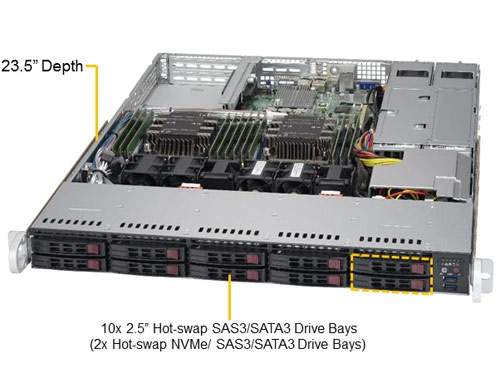 Anewtech Systems Industrial Rackmount Server SuperServer 1029P-WTRT Supermicro SYS-1029P-WTRT