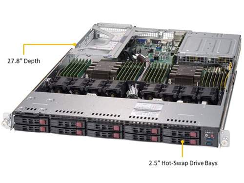 Anewtech Systems Supermicro Singapore Supermicro Servers Industrial Rackmount Server SuperServer 1029U-TR4 Supermicro SYS-1029U-TR4