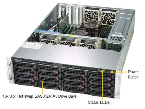 Anewtech Systems Supermicro Servers Supermicro Singapore   SuperStorage 6039P-E1CR16H Industrial Storage Server Supermicro SSG-6039P-E1CR16H