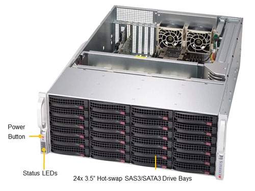 Anewtech Systems Supermicro Servers Supermicro Singapore  SuperServer SSG-640P-E1CR24H Industrial Storage Server Supermicro Computer SSG-6049P-E1CR24H