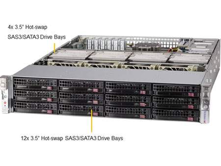 Anewtech Systems Supermicro Servers Supermicro Singapore  SuperServer SSG-620P-ACR16L Industrial Storage Server Supermicro Computer SSG-620P-ACR16L