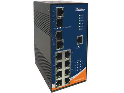 Anewtech Systems Industrial Ethernet Switch managed Switch O-IPS-3082GC-24V