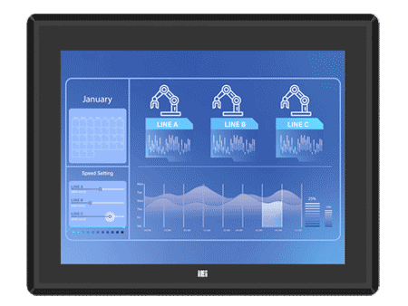 Anewtech Systems Industrial Panel PC IEI Industrial Touch computer I-PPC2-C15-ADL