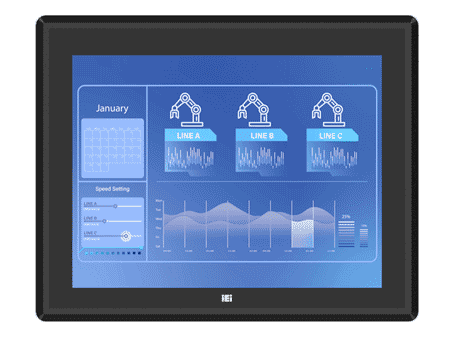 Anewtech Systems Industrial Panel PC IEI Industrial Touch computer I-PPC2-C15-EHL